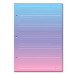 BLOCO REFIL CADERNO ARG. 50FLS 90G 4707 DEGRADE ROSA FINA IDEIA UND