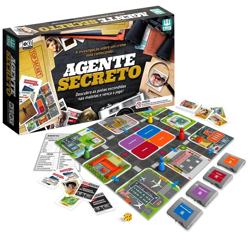 JOGO AGENTE SECRETO 1115 NIG BRINQUEDOS UND