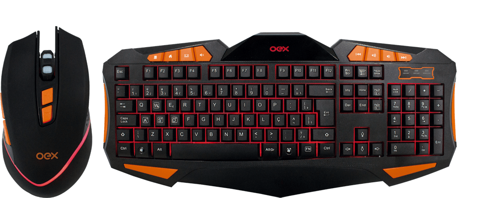 TECLADO E MOUSE GAMER C/ FIO GEAR TM-301 OEX