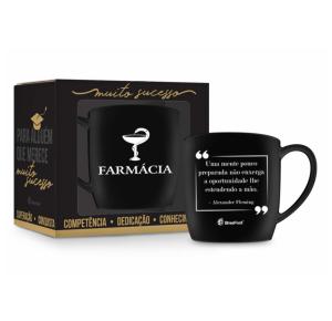 CANECA PORCELANA CURSO 360ML FARMACIA 10253 BRASFOOT UND