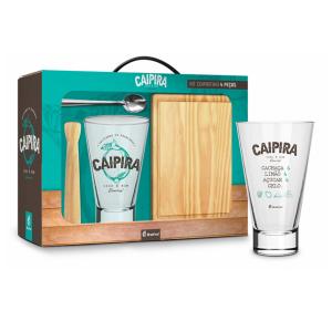 KIT CAIPIRINHA C/4 PECAS CAIPIRA ISSO E BOM 10293 BRASFOOT UND