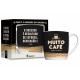 CANECA PORCELANA 360ML MUITO CAFE 10389 BRASFOOT UND