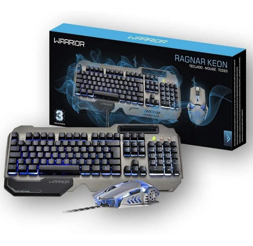 TECLADO E MOUSE GAMER RAGNAR KEON TC223 WARRIOR MULTILASER