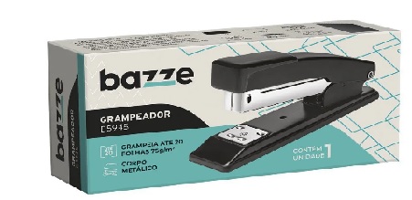 GRAMPEADOR METAL BAZZE 20FLS B5945 (613017) TRIS UND