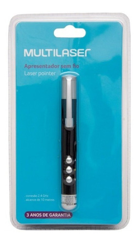 APRESENTADOR SLIDE LASER POINTER 10MT AC251 MULTILASER