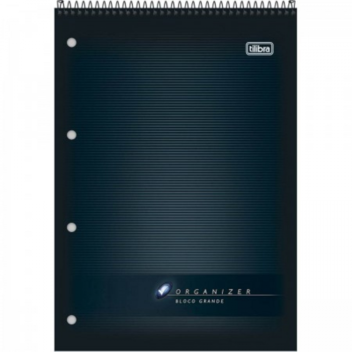 CADERNO UNIV. 1X1 80 FLS ORGANIZER 130567 TILIBRA UND