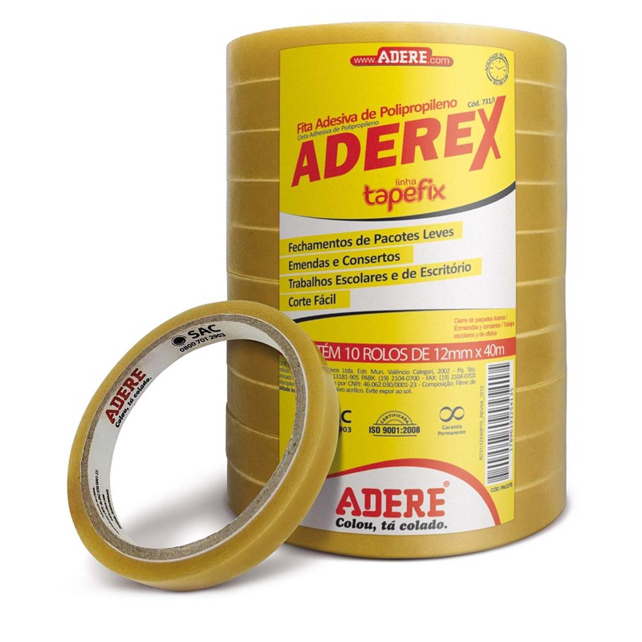 DUREX 12MM X 40M ADEREX 731i MEL ADERE UND