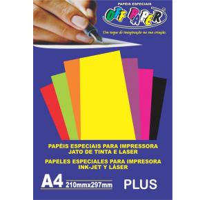 PAPEL PLUS A4 120GRS CORES OFF PAPER PCT C/20 FLS