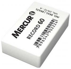 BORRACHA RECORD 60 BRANCO MERCUR UND