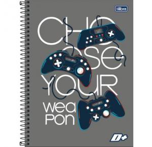 CADERNO UNIV. C/D 1X1 96 FLS D+MAIS MASC 12795 TILIBRA UND