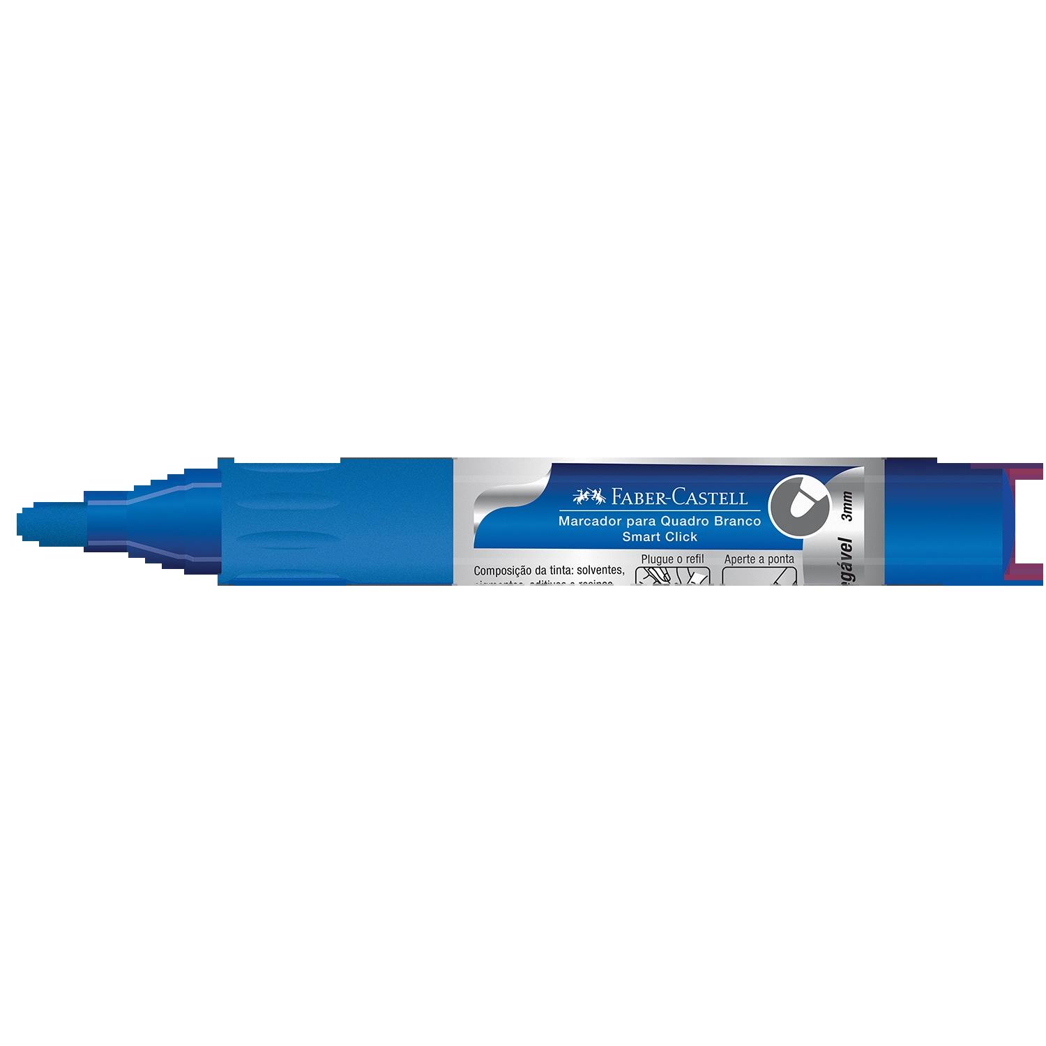 MARCADOR QUADRO BRANCO MQB/AZ AZUL FABER CASTELL UND