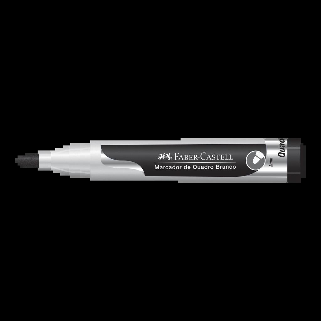 MARCADOR QUADRO BRANCO MQB/PR PRETO FABER CASTELL UND