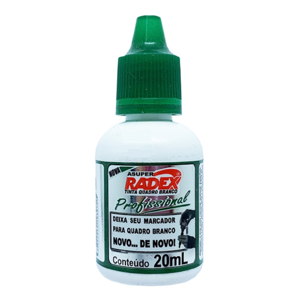 REFIL MARCADOR QUADRO BRANCO 20ML 229 VERDE RADEX UND