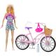 BONECA BARBIE E BICICLETA FTV96 MATTEL 