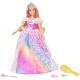 BONECA BARBIE PRINCESA VESTIDO BRILHANTE GFR45 MATTEL 