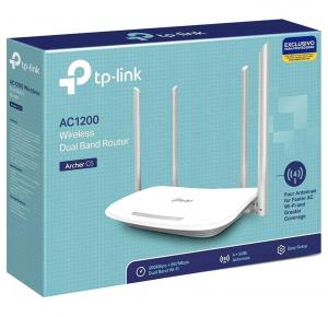 ROTEADOR 1200MBPS 4 ANTENAS ARCHER C5 DUAL BAND AC1200 TP-LINK UND