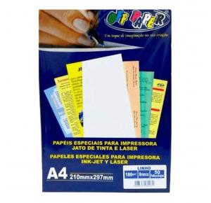 PAPEL A4 LINHO 180G 50F OFF PAPER UND