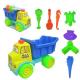 CAMINHAO CACAMBA C/ 8 PCS SAND TRUCK HEMITOYS 