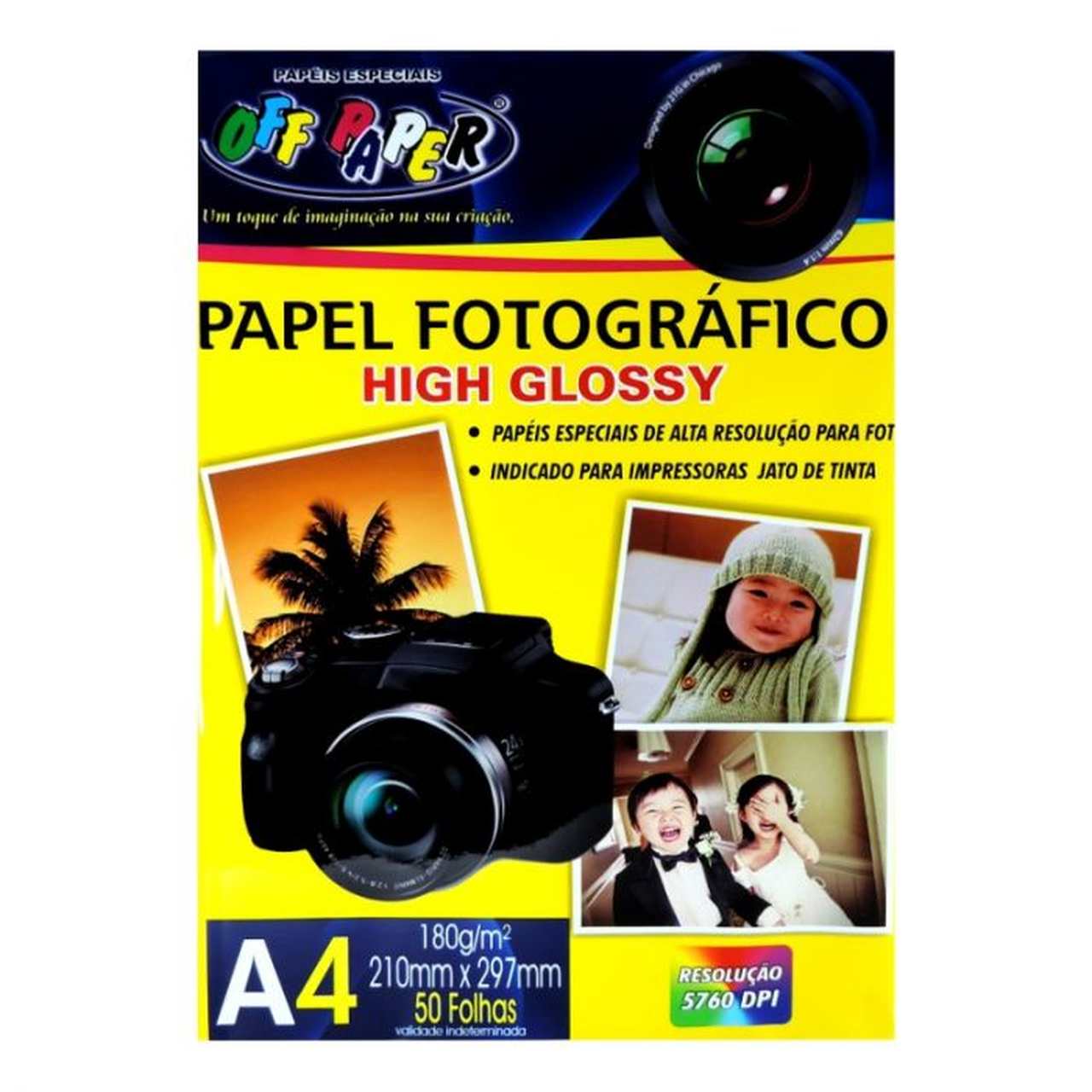 PAPEL FOTO A4 180GRS OFF PAPER PCT C/50 FLS