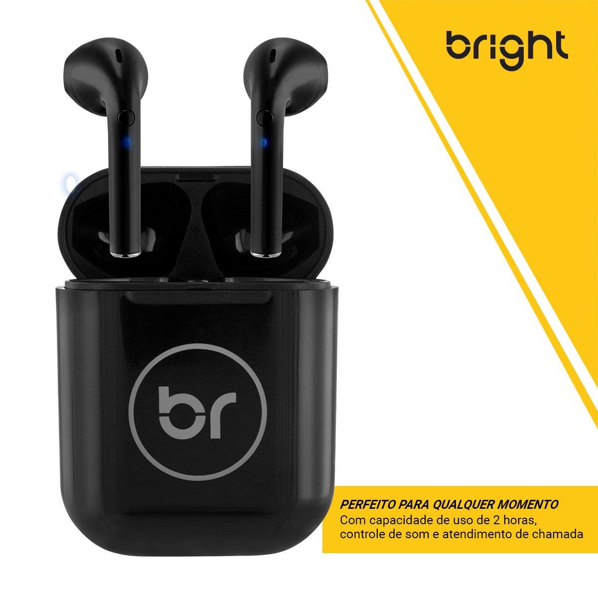 FONE DE OUVIDO BLUETOOTH BEAT SOUND FN564 BLACK BRIGHT UND