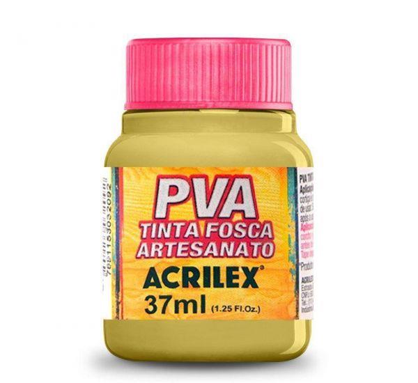 TINTA PVA ARTESANATO FOSCA 37ML 564 AMARELO OCRE ACRILEX UND