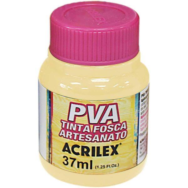 TINTA PVA ARTESANATO FOSCA 37ML 808 AMARELO BEBE ACRILEX UND