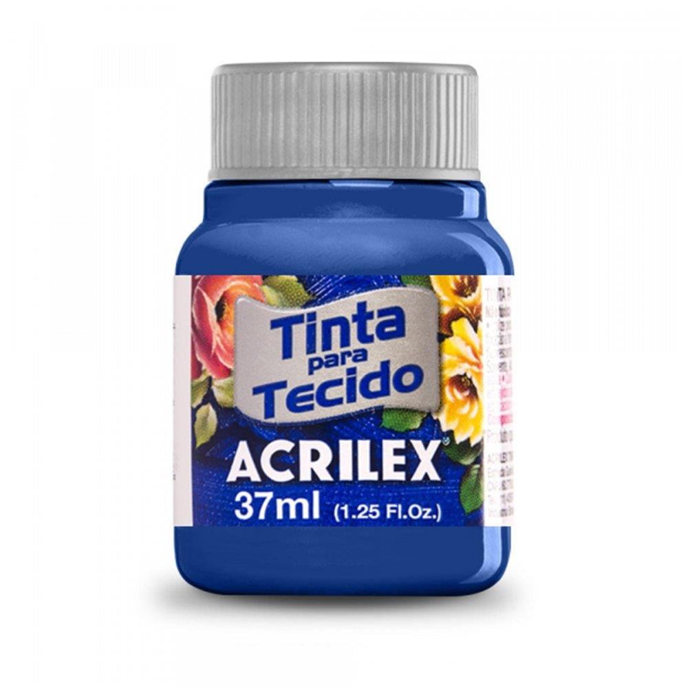 TINTA TECIDO 37ML 502 AZUL COBALTO ACRILEX UND