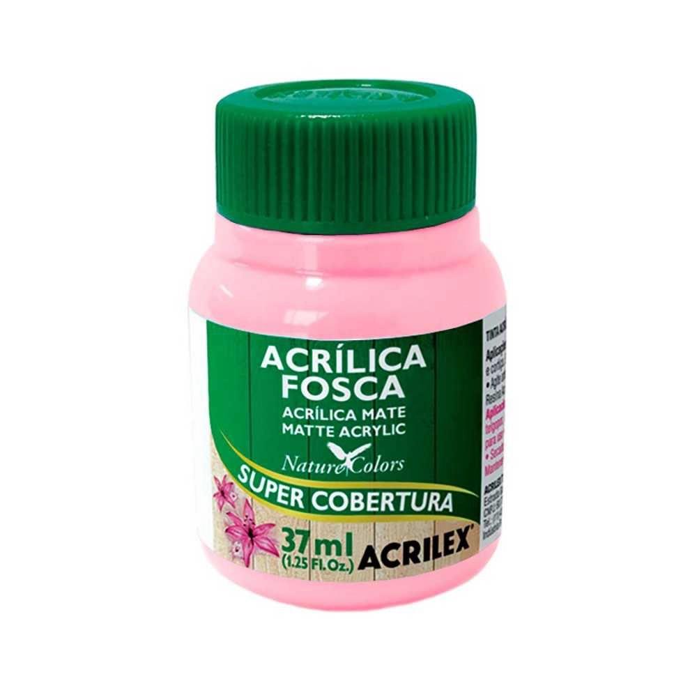 TINTA ACRILICA FOSCA 37ML 537 ROSA ACRILEX UND