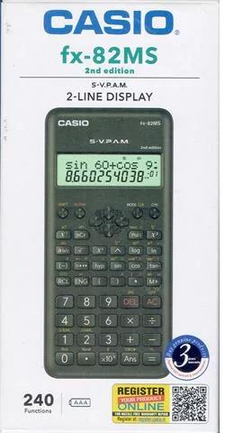 CALCULADORA CIENTIFICA FX-82MS-2 240 FUNCOES CASIO UND