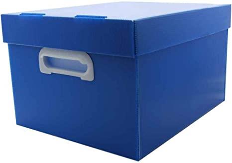 CAIXA ORGANIZADORA THE BEST BOX EXG 200X335X485MM 022409 AZUL POLIBRAS UND