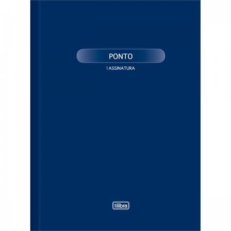 LIVRO DE PONTO 01 ASSINATATURAS GDE 100FLS 327221 TILIBRA UND