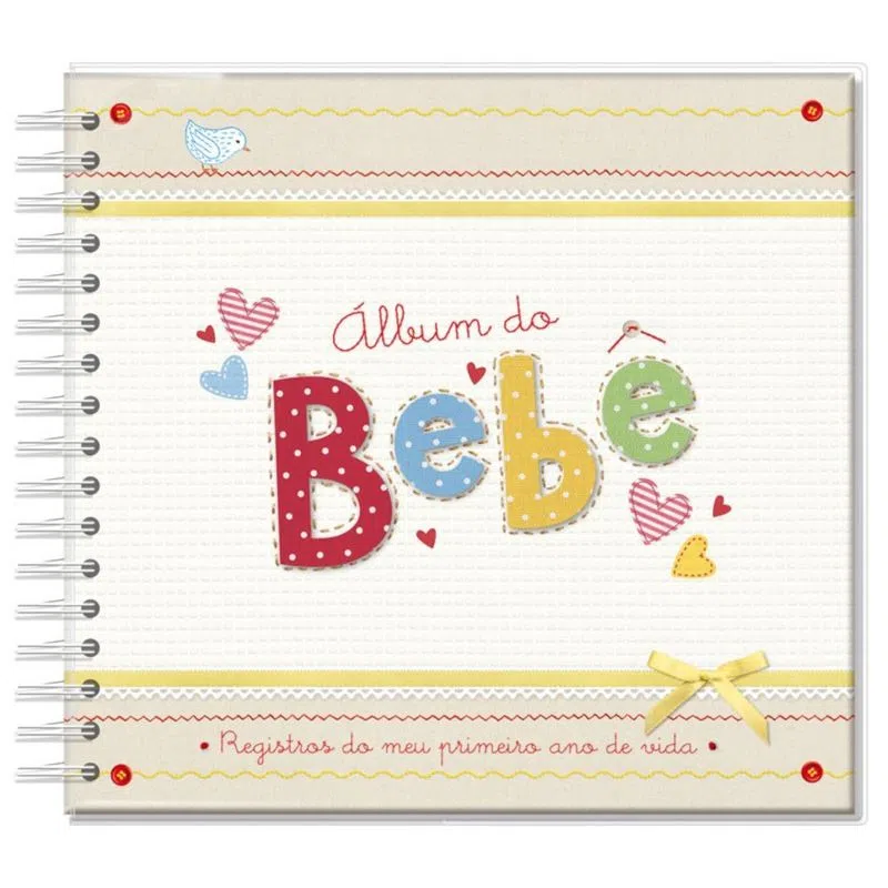 CADERNO ALBUM DO BEBE 25FLS 240G 0073 FINA IDEIA UND