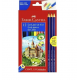 LAPIS DE COR ECOLAPIS 12 CORES + 3 LAPIS PRETO FABER CASTELL 