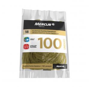 ELASTICO N - 18 C 100 UNI AMARELO MERCUR UND