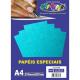 PAPEL A4 GLITTER 180GRS CORES OFF PAPER PCT C/05 FLS