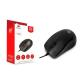 MOUSE OPTICO 1000DPI USB MS-25BK PRETO C3PLUS