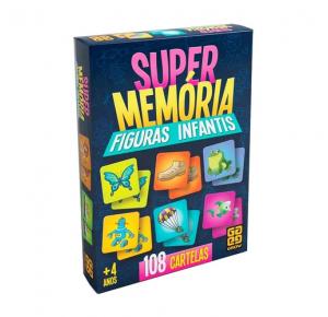 JOGO SUPER MEMORIA FIGURAS INFANTIS 2646 GROW 