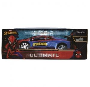 CARRO SPIDER MAN ULTIMATE C/ CONTROLE 3 FUNC 5841 CANDIDE 