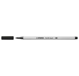 CANETA BRUSH PEN 68 568/46 PRETA STABILO