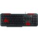 TECLADO MULTIMIDIA GAMER SLIM TC242 VERMELHO MULTILASER UND