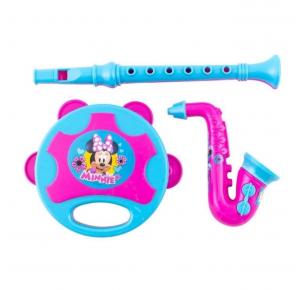 KIT MUSICAL C/ 3 PCS MINNIE DISNEY JUNIOR ETITOYS UND