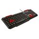 TECLADO MULTIMIDIA GAMER SLIM TC242 VERMELHO MULTILASER UND