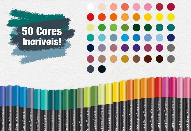 LAPIS DE COR 50 CORES SUPERSOFT 120750SOFT FABER CASTELL