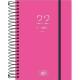 AGENDA PLANNER NEON 2022 80FLS CORES TILIBRA 