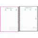 AGENDA PLANNER 2022 NEON 80FLS CORES TILIBRA 