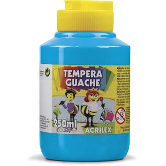 TINTA GUACHE 250ML 503 02025 AZUL CELESTE ACRILEX UND