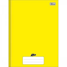 CADERNO BROCHURAO 48FLS CD MAIS 11676 AMARELO TILIBRA