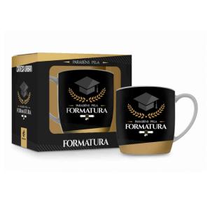 CANECA PORCELANA 360ML PARABENS PELA FORMATURA 2795 BRASFOOT UND