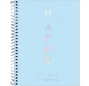 PLANNER 2022 HAPPY 80FLS AZUL TILIBRA