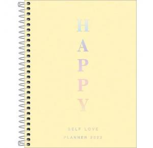 AGENDA 2022 PLANNER HAPPY 80FLS AMARELA TILIBRA